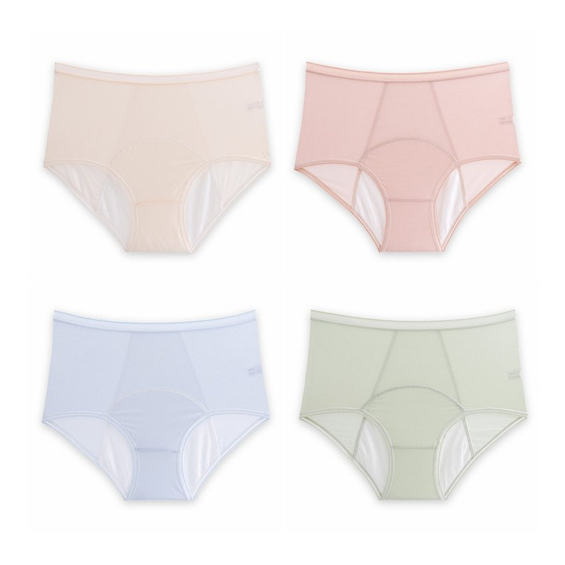 High Waist Leak Proof Ice Silk Panties