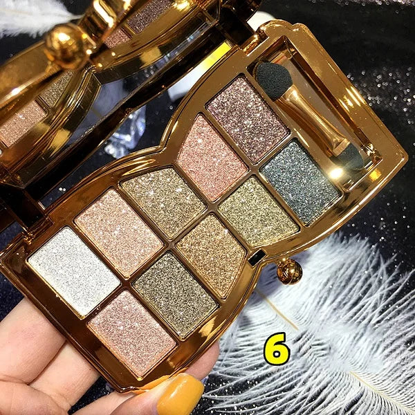 ✨10 Colors Sparkle Shimmer Eyeshadow Palette