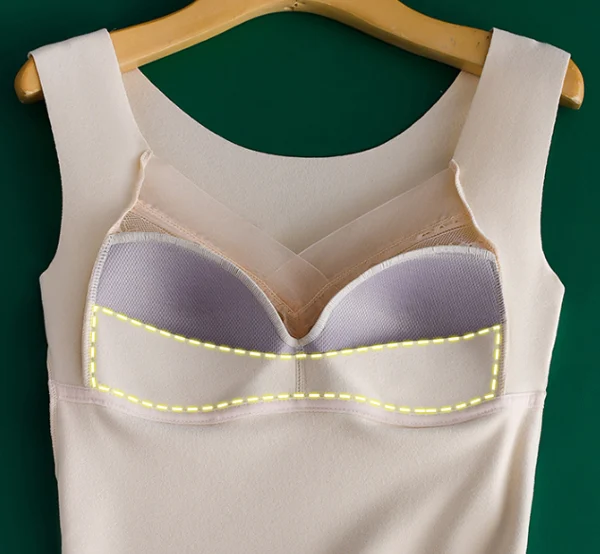 2 in 1 Built in Bra Thermal Underwear