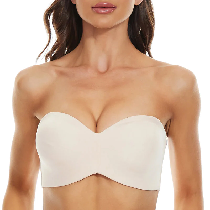 Full support non slip bandeau bra