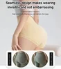 High Waisted Tummy Tuck Hip Lifting No Trace Wormwood Antibacterial Panties