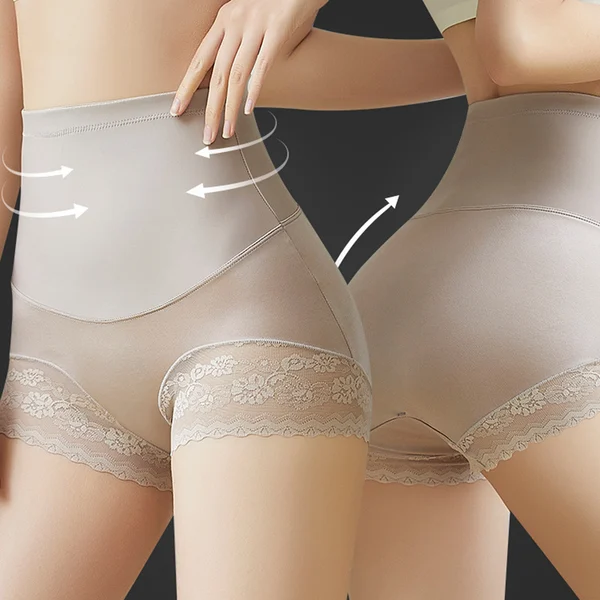 Hot style silky high waist shaping underwear