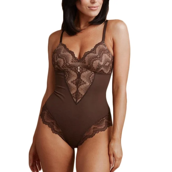 2024 summer Sexy Lace Tummy Control Bodysuit