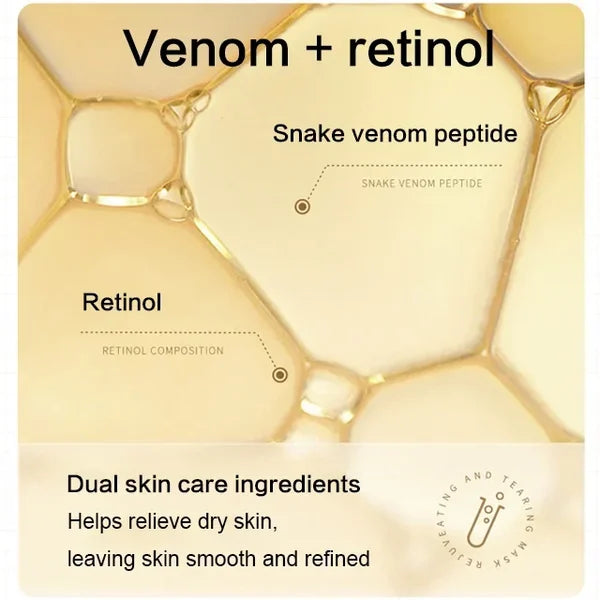 Retinol snake venom peptide gold peel off mask