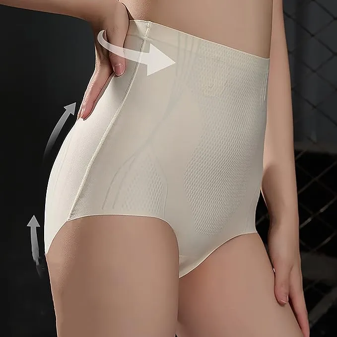 Ice Silk Ion Fibre Repair Shaping Shorts Tummy Control Underpants