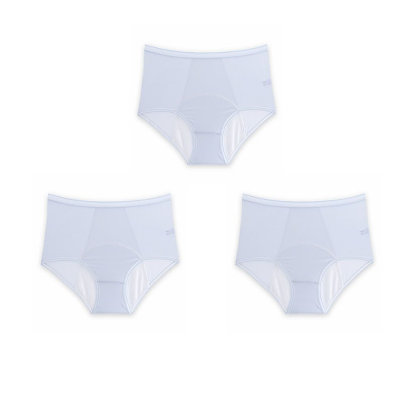 High Waist Leak Proof Ice Silk Panties