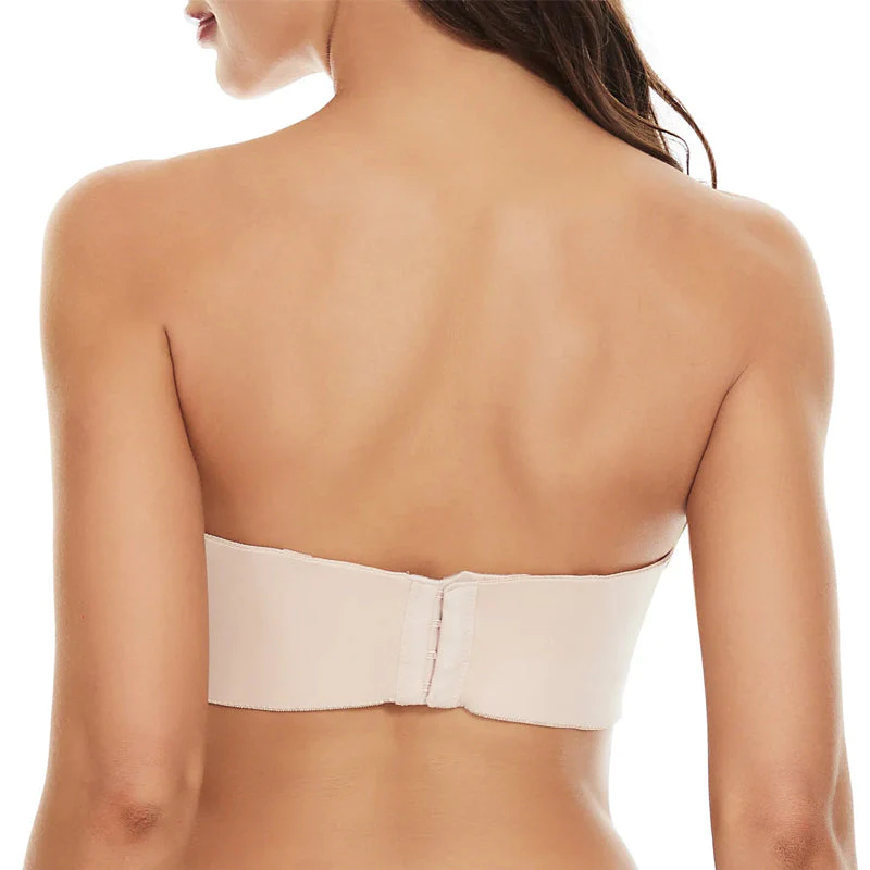 Full support non slip bandeau bra