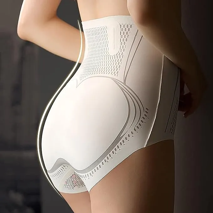 Ice Silk Ion Fibre Repair Shaping Shorts Tummy Control Underpants