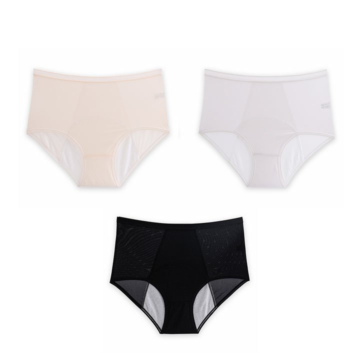 High Waist Leak Proof Ice Silk Panties