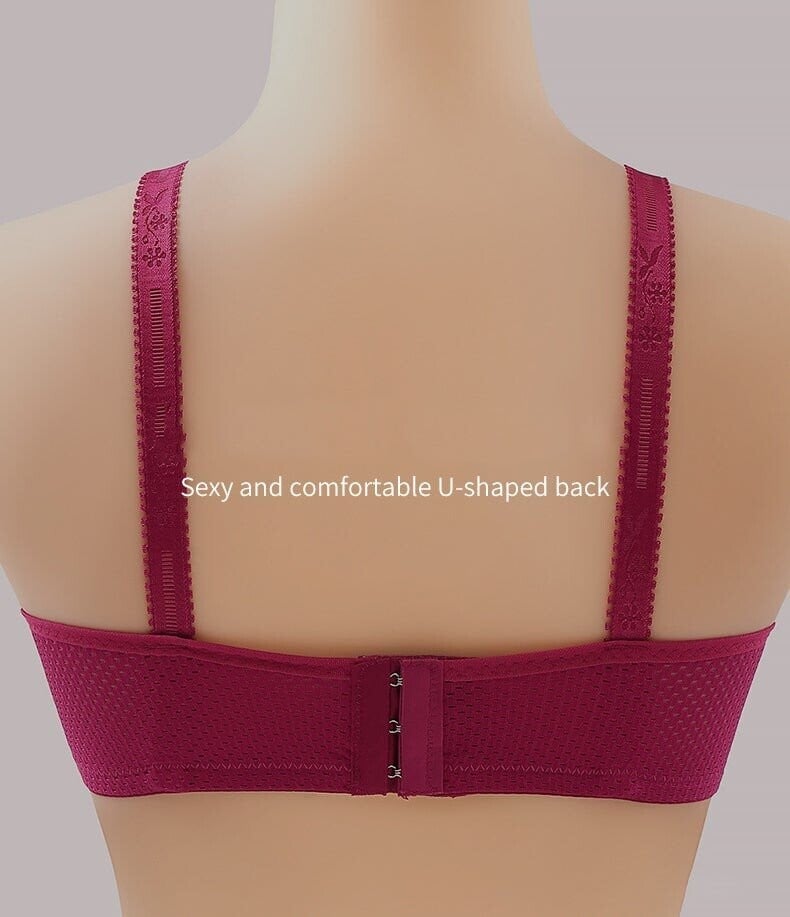 (🎁2024 New Year Hot Sale🎁)🔥Plus Size Bra Women Underwear Wire Free Comfort  Soft Breathable🔥